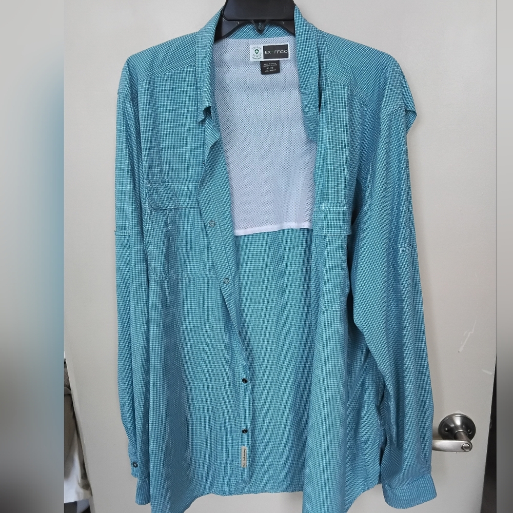 Exofficio Blue-Green Shirt